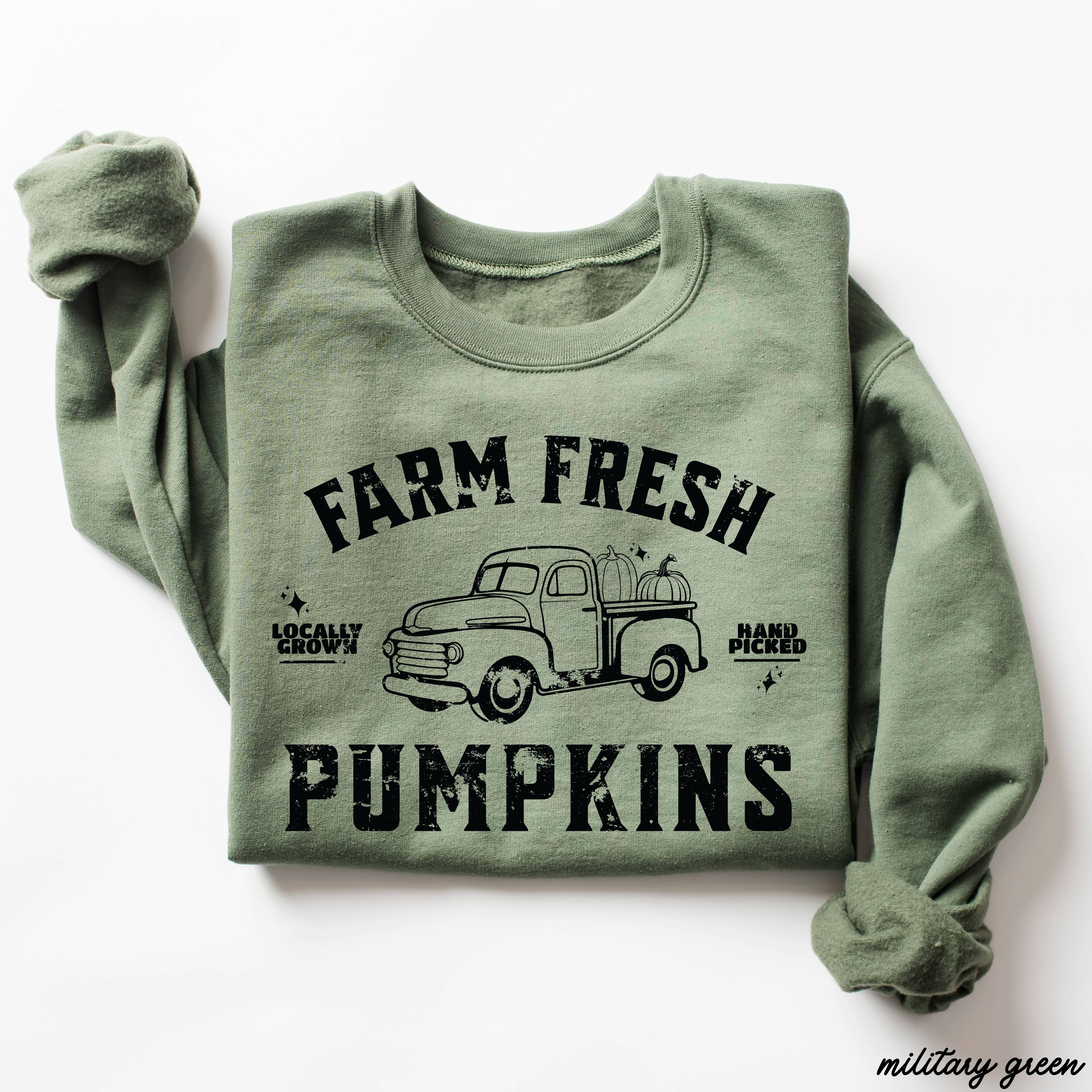 Farm Fresh Pumpkins Sweatshirt